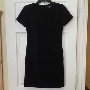 Tahari ASL Vintage Black Short Sleeve Lined Sheath Dress